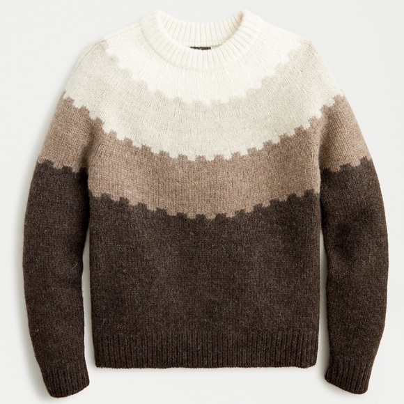 J. Crew Other - J crew highland wool patterned crewneck sweater